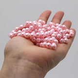 Stunning Simulated Pearl Knotted Long Endless Strand Necklace (60", Pink, 8mm)
