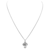 First Communion Four Way Cross Pendant Necklace 18"