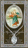 Saint Pendant Necklace and 2 Religious Pocket Tokens (St. Christopher)