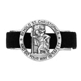 Hand Engraved Religious St Christopher Medal Go Your Way In Safety (Bike Clip)