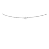 Sleek Sterling Silver Medium Fancy Cross Pendant Necklace, 18"