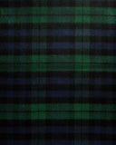 Soft Acrylic Winter Scarf, 66 x 12 Inches with 3 Inch Fringe, Cozy Cold Weather Accessory (Black Watch Taran Plaid, Navy, Green, Black)