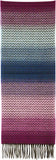Soft Acrylic Winter Scarf, 66 x 12 Inches with 3 Inch Fringe, Cozy Cold Weather Accessory (Chevron, Navy, Purple, Mauve)
