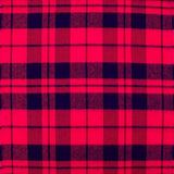 Soft Acrylic Winter Scarf, 66 x 12 Inches with 3 Inch Fringe, Cozy Cold Weather Accessory (Buffalo Check, Red, Blue)
