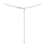 Rosemarie & Jubalee Women's Made In Italy Dainty Sterling Silver Cable Chain With Adjustable Slide And Pearl Necklace Pendant Post Earrings Gift Set, 22"