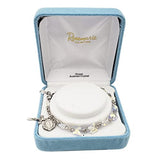 6mm Swarovski Crystal Butterfly Bead Rosary Bracelet, 6.5"+1.5" Extender (See Color Options)