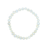 High Luster 6mm Freshwater Pearl Stretch Bracelet, 2.25"