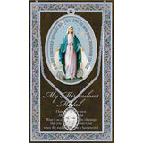 Religious Medal Pendant Necklace 18" (Miraculous Medal of Mary)