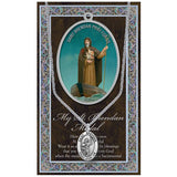 Rosemarie Collections Religious Saint Medal Pendant Necklace 24" (St Brendan)