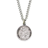 Rosemarie Collections St Francis Religious Medal Pendant Necklace